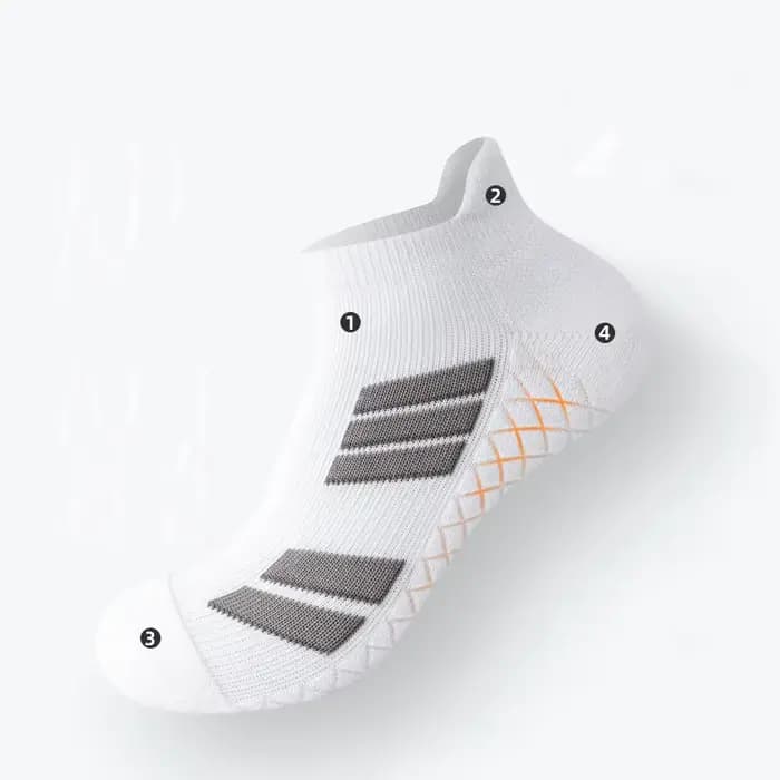 10 paires de chaussettes de sport noires à coupe basse pour hommes et femmes