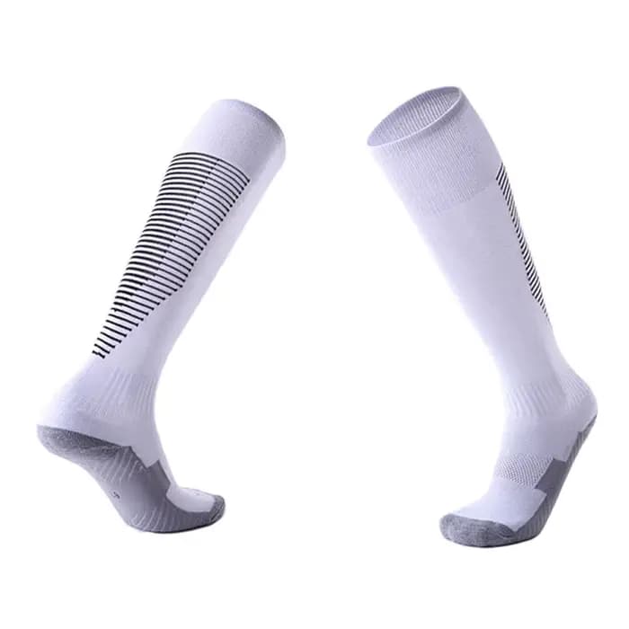 Chaussettes thermiques de sports d'hiver professionnels pour hommes et femmes, chaussettes longues de ski, chaussettes de cyclisme VTT en plein air, bas de course et de football, noir et rouge