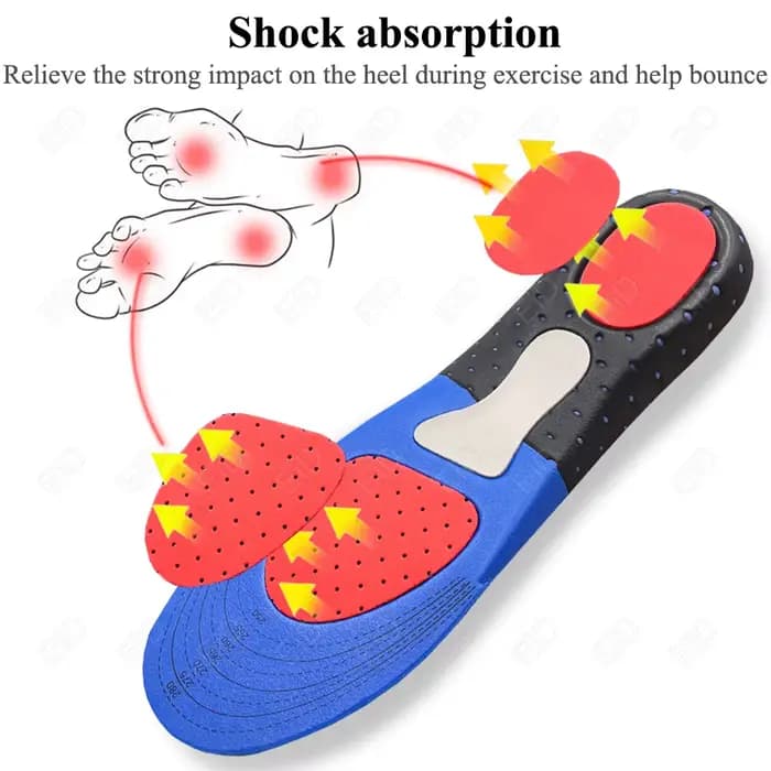 Semelles intérieures de Sport pour chaussures hommes femmes orthèses soutien de la voûte plantaire coussin de chaussure de Sport doux course insérer coussin semelle intérieure en mousse à mémoire de f