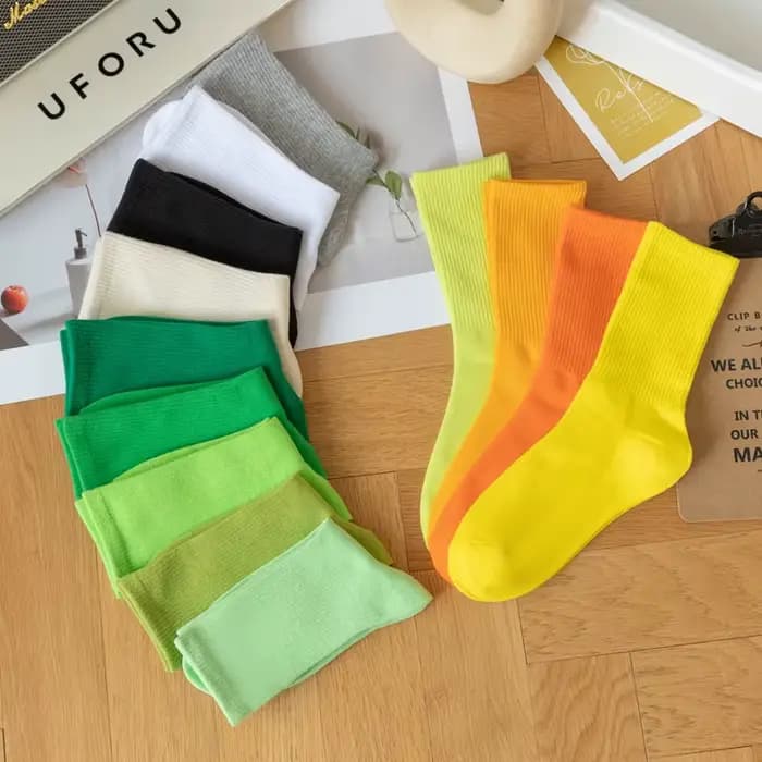 1 paire de chaussettes d'été en coton pour femmes et hommes, chaussettes courtes respirantes et confortables, absorbant la sueur, automne et hiver