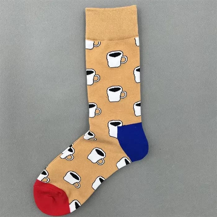 Happy Socks Chaussette unisexe en coton peigné pour femme Cerise Fraise