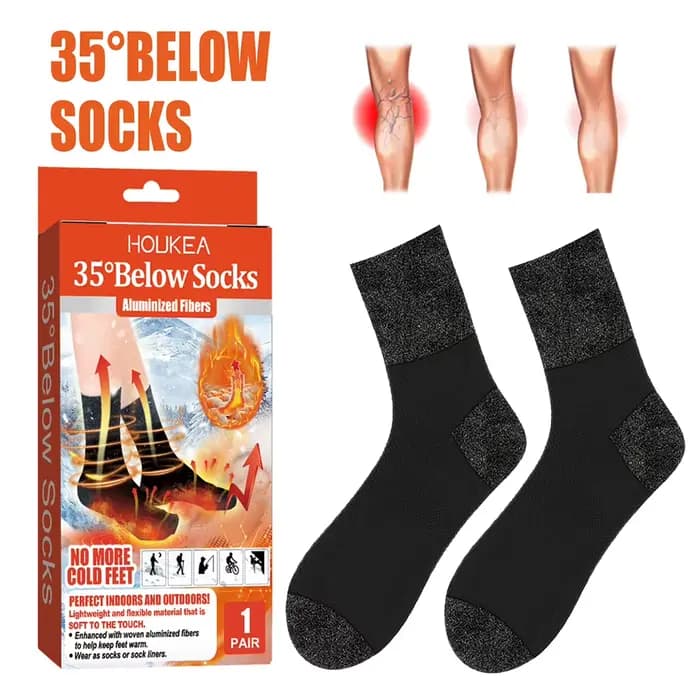Chaussettes auto-chauffantes d'hiver