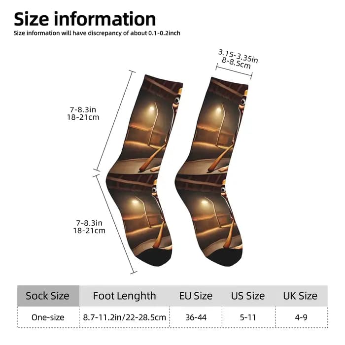 Chaussettes personnalisées italiennes Brainrot pour hommes et femmes, chaussettes chaudes à la mode, nouveauté Tung Crew