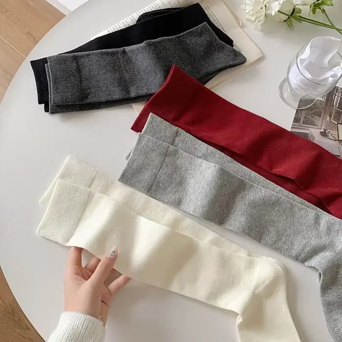 Femme bas haute qualité mode plaine Style japonais genou chaussettes hautes pour femmes respirant longues