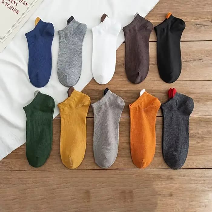Chaussettes Courtes en Coton pour Homme