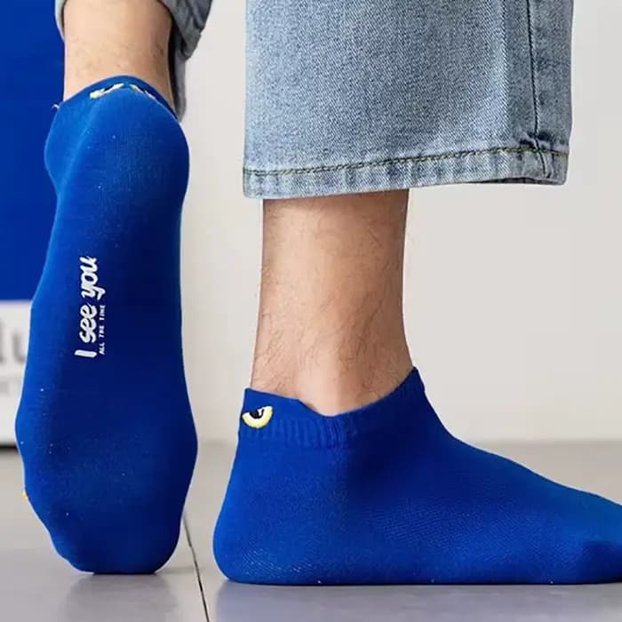 5/10 paires homme chaussettes courtes cheville bateau