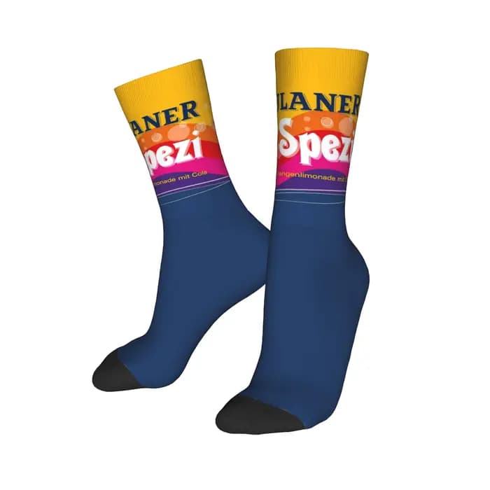Paulaner Spezi Logo chaussettes allemagne boisson gazeuse gothique élégant bas automne Anti-transpiration femmes hommes