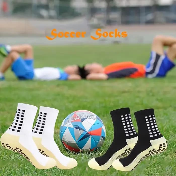 1/4 paires anti-dérapant Football femmes hommes Sport de plein air Grip