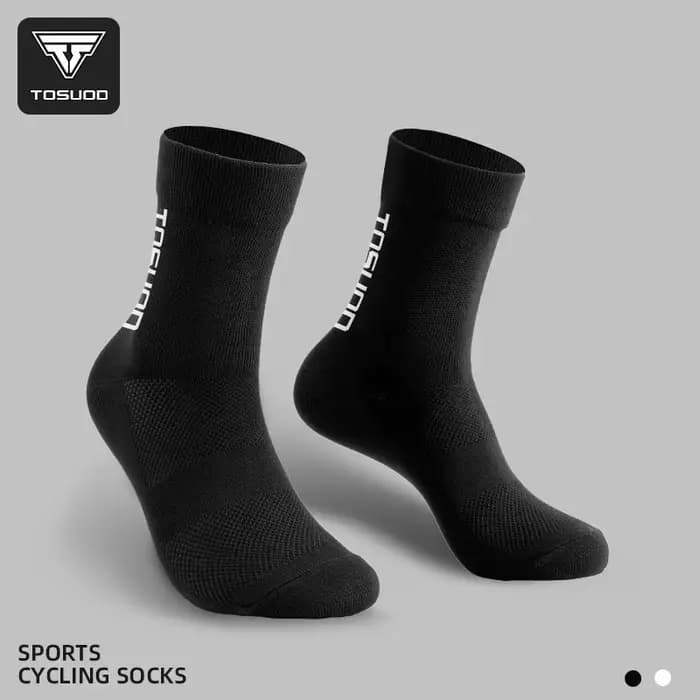 TOSUOD chaussettes de Sport respirant amorti Absorption des chocs cyclisme vtt vélo de route haute élastique pour hommes femmes