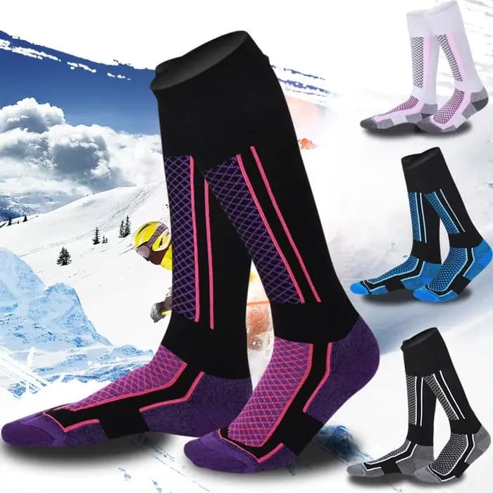 Chaussettes thermiques à haute élasticité pour hommes et femmes