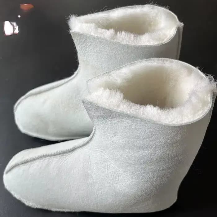 Chaussettes en fourrure de mouton pour hommes et femmes