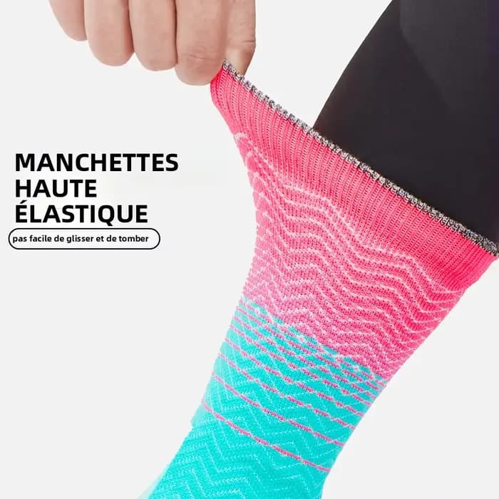 WRELS chaussettes coussin athlétique évacuant l'humidité
