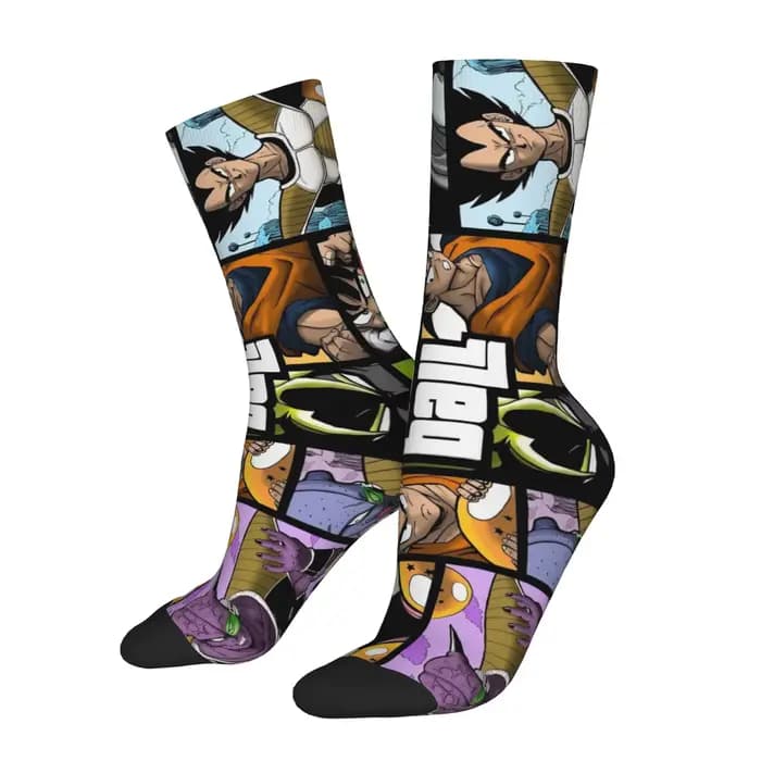 Chaussettes amusantes Dragon Ball Dragon Ball GTA Rock