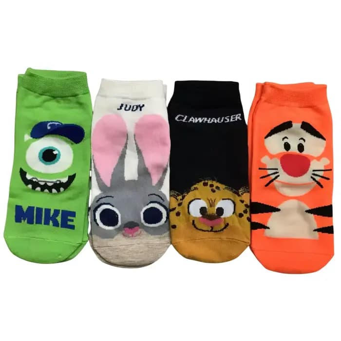 Chaussettes bateau de dessin animé Disney pour adolescents