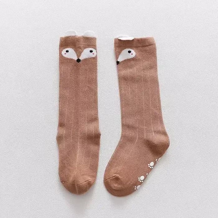 1 paires/lot bébé chaussettes genou haute garçon fille nouveau-né enfant en bas âge coton longues