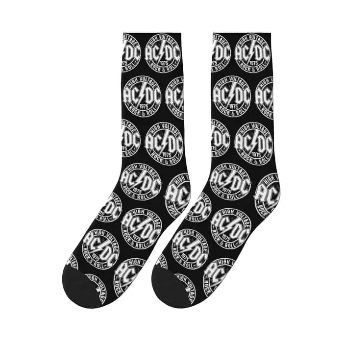 Chaussettes toutes saisons rétro Rock AC DC