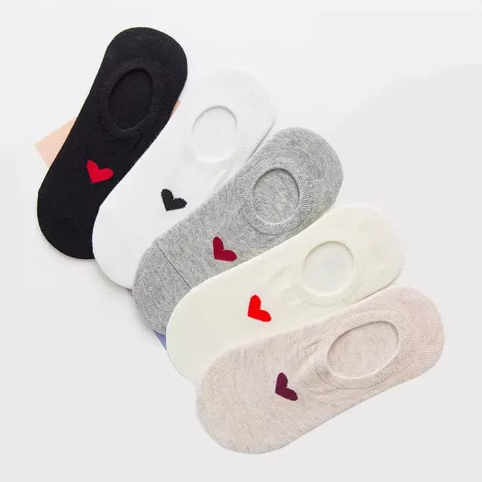 Chaussettes en Coton Doux et Respirant pour Femme, Confortables, Décontractées, à la Mode, de Haute Qualité, 5 Paires/Lot