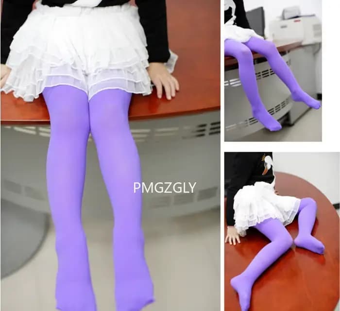 Collants en velours pour petites filles, bas enfants, couleur bonbon