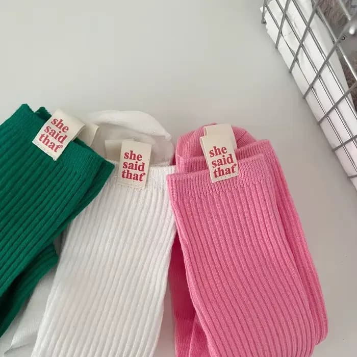 Chaussettes rétro japonaises en coton pour femmes