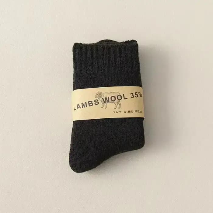 35% laine chaude enfants chaussette pour garçon fille couleur unie simplicité mode mollet