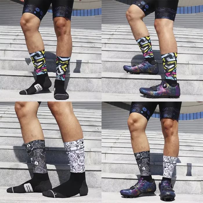 Chaussettes de Sport à Compression Anti-vélo