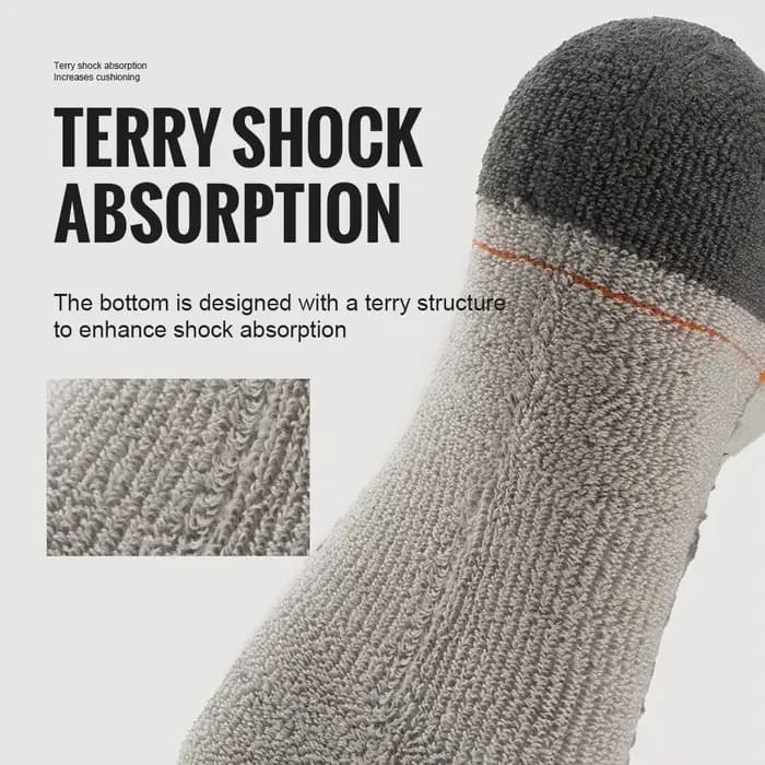 WRELS chaussettes en laine mérinos randonnée légère Absorption des chocs amortissement mi-mollet
