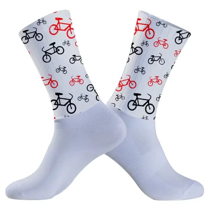 Chaussettes de sport à compression pour cyclisme en plein air