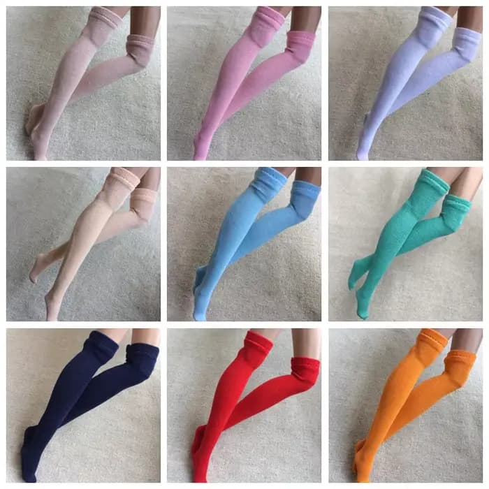 1 paire de chaussettes Blyth couleur bonbon, bas pour Azone,Momoko, Blyth 1/6, accessoires de vêtements de poupée