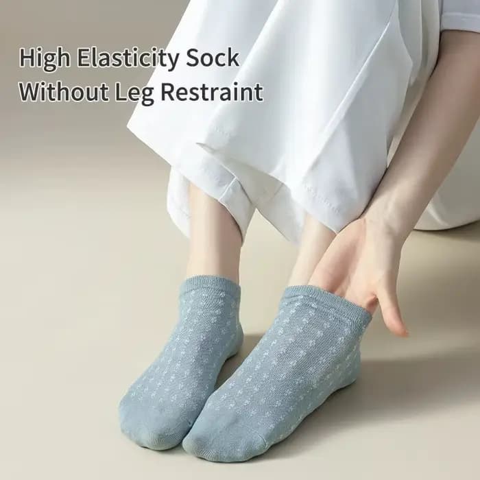 5 paires de chaussettes basses quatre saisons pour femmes