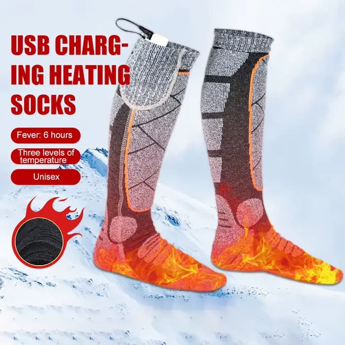 Chaussettes chauffantes électriques 3 modes réglables