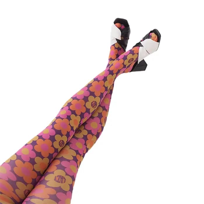 Dames été automne collants longs femmes filles y2k gothique coeur/floral/nuage/à carreaux imprimé