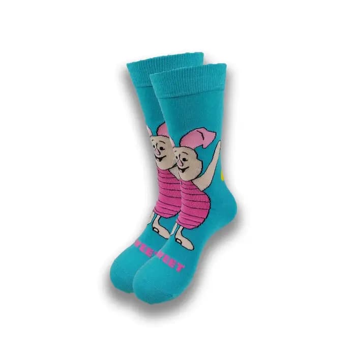 Chaussettes drôles d'anime de dessin animé pour hommes