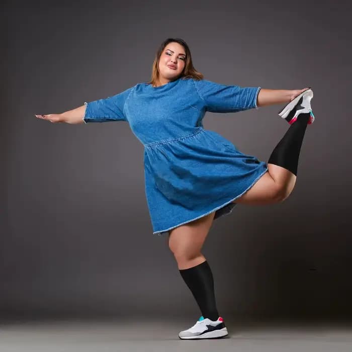 Chaussettes de compression grande taille pour femmes et hommes