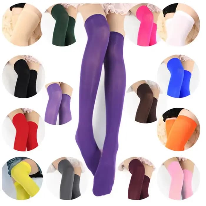 Chaussettes hautes au dessus du genou pour femmes