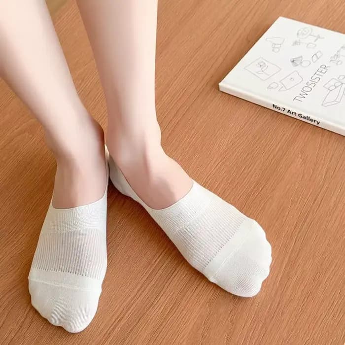 Chaussettes pour femmes, été, nouvelles, simples, décontractées, antibactériennes, chaussettes invisibles en maille pour filles, chaussettes fines respirantes en coton, confortables