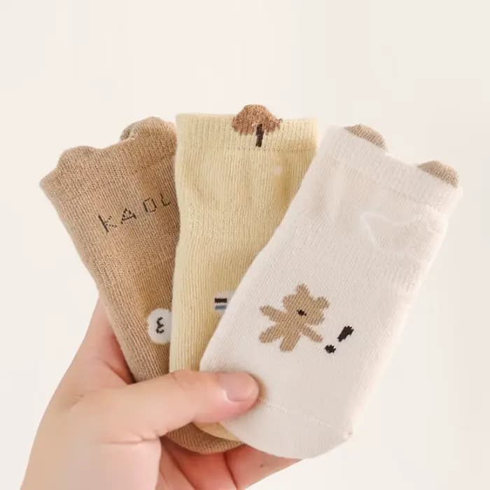 Chaussettes longues antidérapantes pour enfants, chaussettes de marche au sol, de dessin animé, pour bébés en bas âge, pour garçons et filles, chaussettes de sport scolaires, printemps-automne
