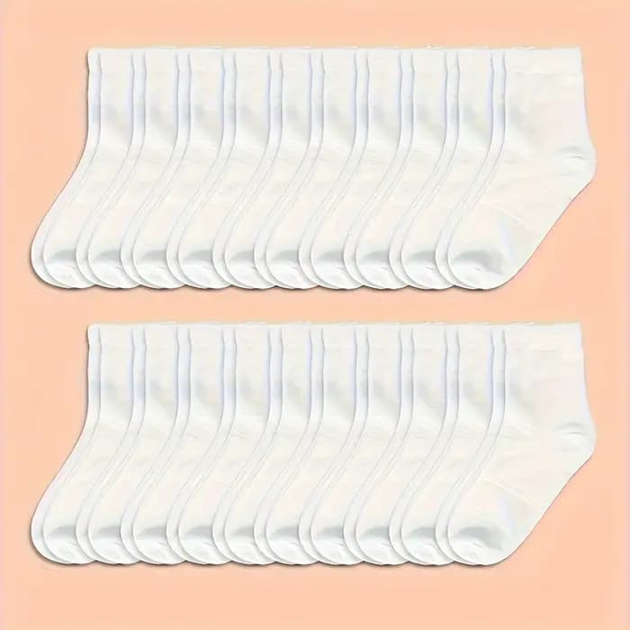 5 paires de chaussettes mi-mollet pour hommes pour le printemps