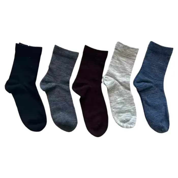 Chaussettes fines en laine mérinos pour hommes et femmes, confortables, décontractées, légères, chaudes, respirantes, mi-mollet, paquet de 3/5/6 paires