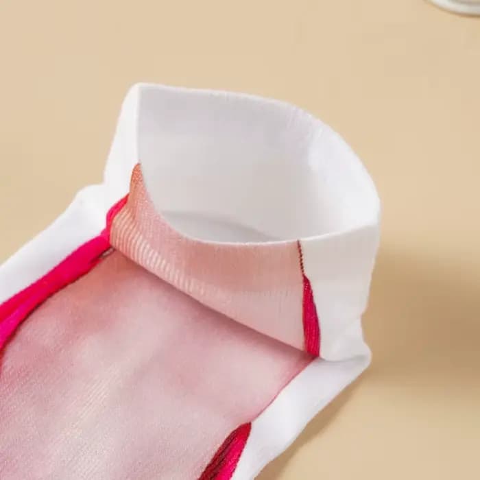 1 paire de chaussettes tongs à motif d'impression 3D