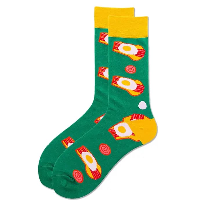 Nouveau INS bière maïs hommes et femmes chaussettes pastèque hot dog sushi marée