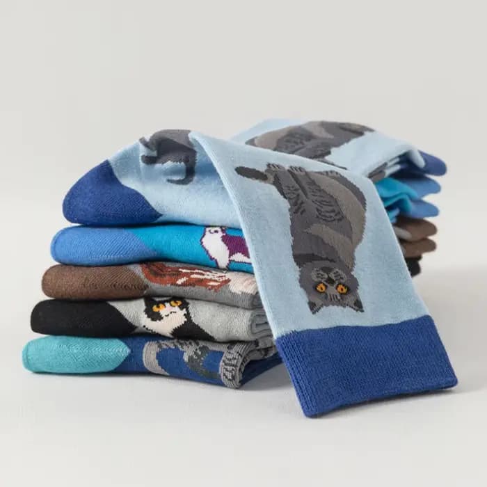 5 paires de chaussettes mi-tube pour femmes