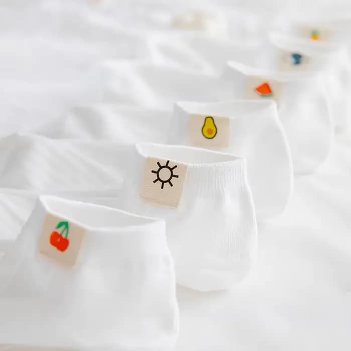 Chaussettes blanches décontractées pour femmes