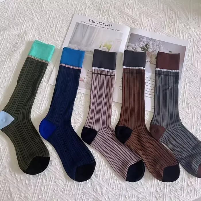 Chaussettes d'extérieur pour printemps et été, couleurs contrastées haut de gamme, respirantes, Ultra-fines, pour femmes et filles, confortables et respirantes