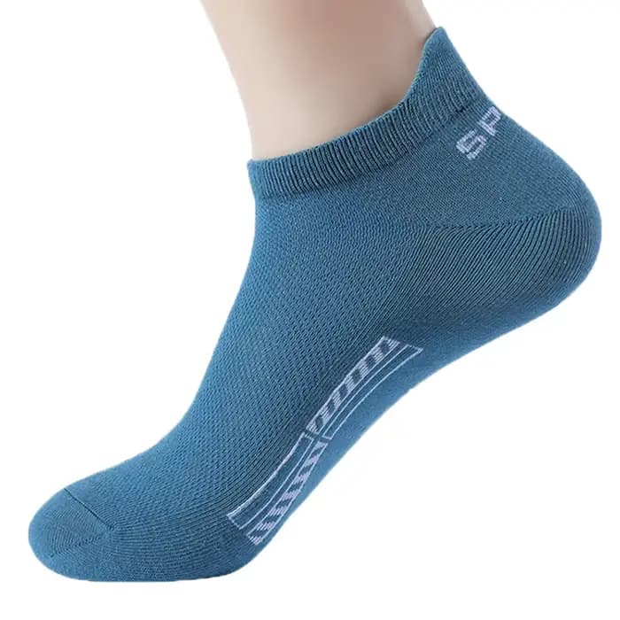 5 paires de chaussettes courtes en coton pour hommes et femmes