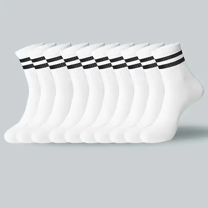 Hommes femmes chaussettes rayées mode couleur doux confortable absorbant la sueur respirant amoureux sport Style