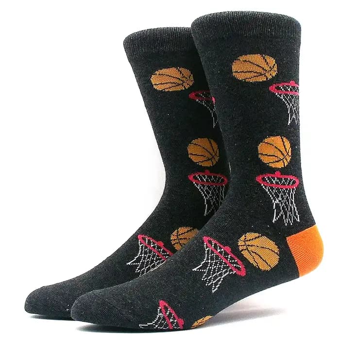 Chaussettes Jacquard amusantes unisexes avec motifs de nourriture animale