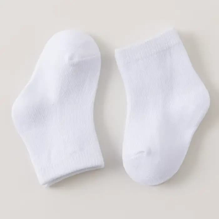 Nouvelles chaussettes décontractées blanches pour enfants