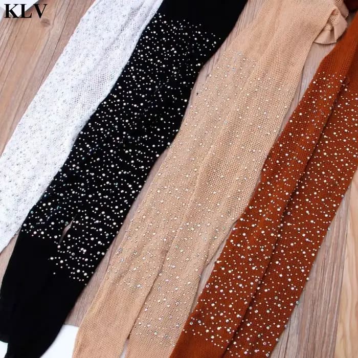 Collants résille strass pour filles | Nouvelle mode, collants en maille ajourée, pour enfants bébés