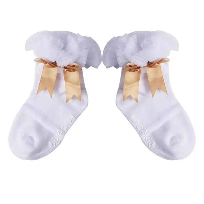 Chaussettes hautes à fleurs pour bébé, chaussettes courtes à la cheville, princesse, nœud papillon, dentelle, coton, pour bébés filles, enfants, garniture à volants, grands enfants
