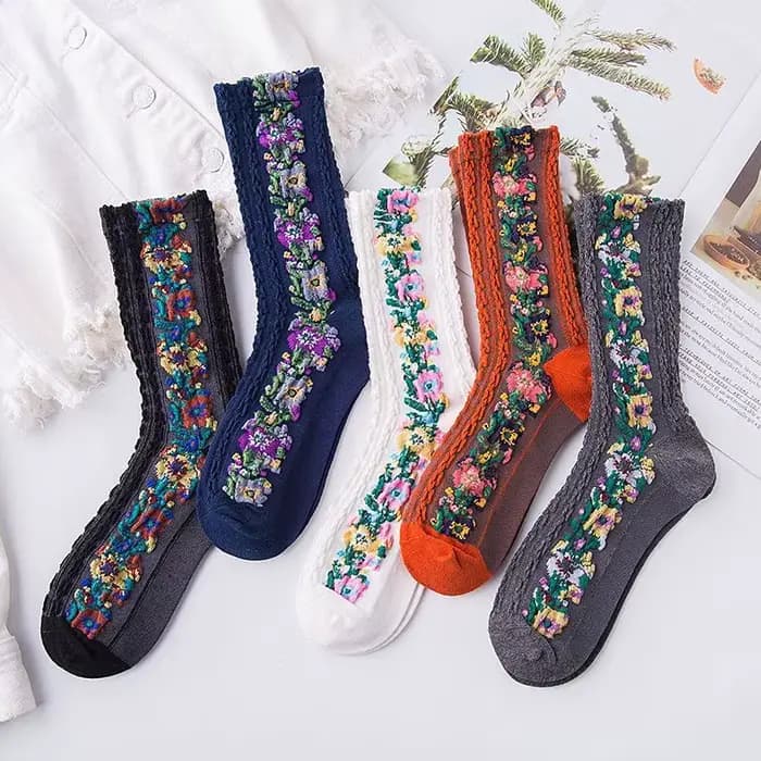 5 paires de chaussettes pour femmes